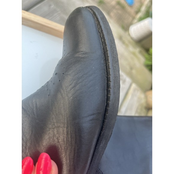 Elle Portuguese Woman's  Leather Zip Boots EU Sz 39 - Picture 5 of 13